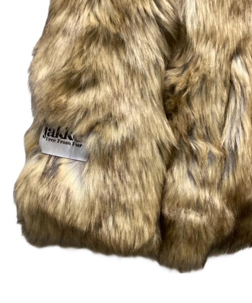 Jakke（ジャッキー）Jakke (ジャッキー) ファージャケット ブラウン サイズ:38の古着・服飾アイテム