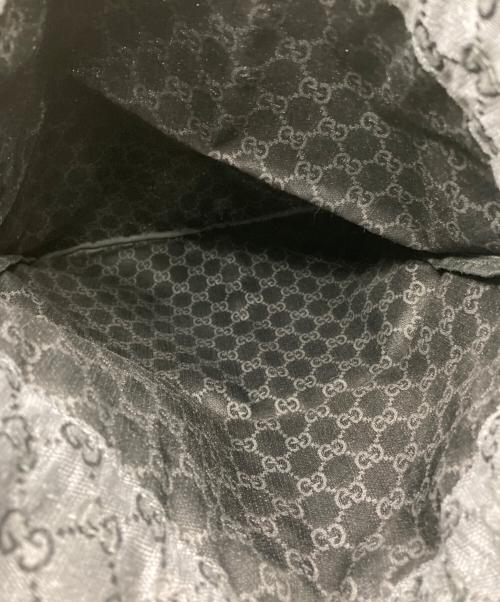GUCCI（グッチ）GUCCI (グッチ) GGキャンバス巾着 ブラックの古着・服飾アイテム