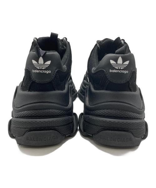 adidas（アディダス）adidas (アディダス) BALENCIAGA (バレンシアガ) Triple S Sneaker/トリプルエススニーカー ブラック サイズ:24の古着・服飾アイテム