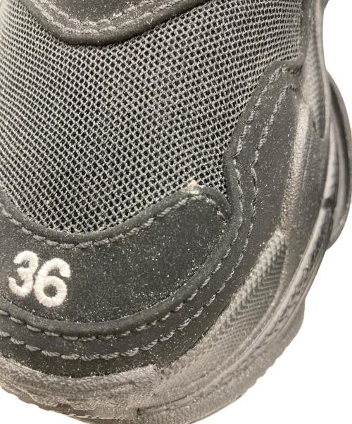 adidas（アディダス）adidas (アディダス) BALENCIAGA (バレンシアガ) Triple S Sneaker/トリプルエススニーカー ブラック サイズ:24の古着・服飾アイテム