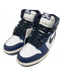 NIKE（ナイキ）の古着「Air Jordan 1 Retro High OG/エアジョーダン1レトロハイオリジナル」｜ネイビー