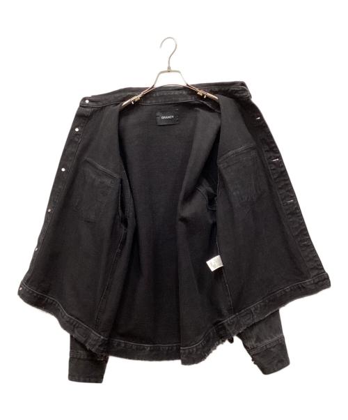GRANCY（グランシー）GRANCY (グランシー) ワイドデニムジャケット ブラック サイズ:Mの古着・服飾アイテム