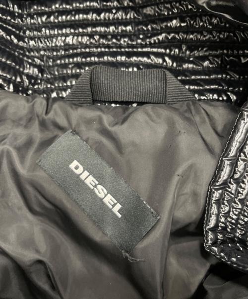 DIESEL（ディーゼル）DIESEL (ディーゼル) シャイニーダウンジャケット ブラック サイズ:XXSの古着・服飾アイテム