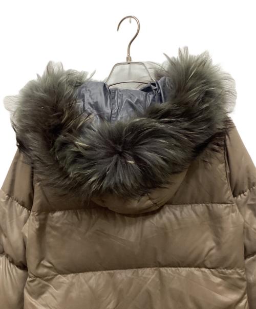 DUVETICA（デュベティカ）DUVETICA (デュベティカ) ファー付ダウンジャケット ブラウン サイズ:40の古着・服飾アイテム