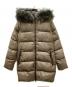 DUVETICA（デュベティカ）の古着「ファー付ダウンジャケット」｜ブラウン