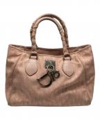 Christian Diorクリスチャン ディオール）の古着「LOVELY TROTTER HANDBAG/ラブリートロッターハンドバッグ」｜ピンク