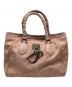 Christian Dior（クリスチャン ディオール）の古着「LOVELY TROTTER HANDBAG/ラブリートロッターハンドバッグ」｜ピンク