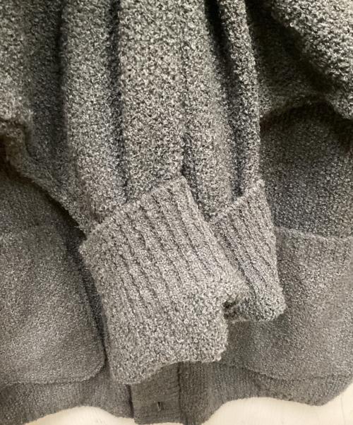 PUBLIC TOKYO（パブリックトウキョウ）PUBLIC TOKYO (パブリックトウキョウ) ループパイルビッグカーデ ブラック サイズ:2の古着・服飾アイテム