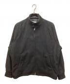 URBAN RESEARCHアーバンリサーチ）の古着「SHAGGY MELTON ハリントンJACKET/シャギーメルトン」｜ブラック