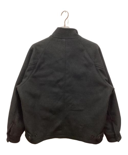 URBAN RESEARCH（アーバンリサーチ）URBAN RESEARCH (アーバンリサーチ) SHAGGY MELTON ハリントンJACKET/シャギーメルトン ブラック サイズ:Lの古着・服飾アイテム