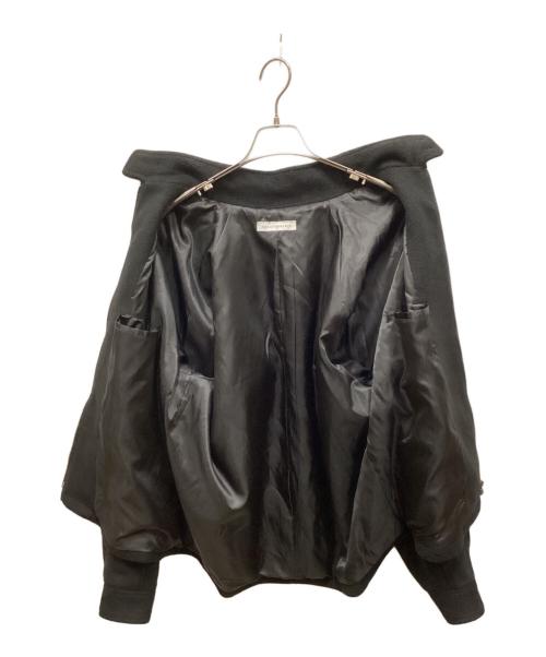 URBAN RESEARCH（アーバンリサーチ）URBAN RESEARCH (アーバンリサーチ) SHAGGY MELTON ハリントンJACKET/シャギーメルトン ブラック サイズ:Lの古着・服飾アイテム