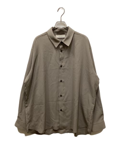 citytokyo（シティトーキョー）citytokyo (シティトーキョー) Air pleats リラックスシャツ ブラウン サイズ:2の古着・服飾アイテム