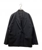 citytokyoシティトーキョー）の古着「TWEED ダブルブレザー」｜ネイビー
