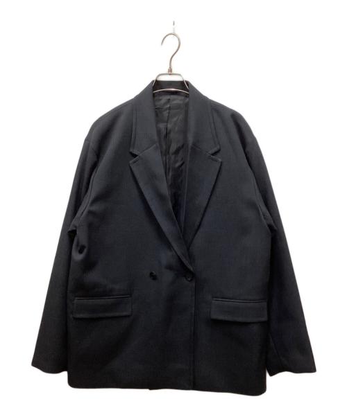 citytokyo（シティトーキョー）citytokyo (シティトーキョー) TWEED ダブルブレザー ネイビー サイズ:2の古着・服飾アイテム