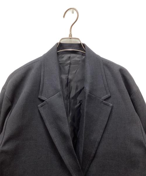 citytokyo（シティトーキョー）citytokyo (シティトーキョー) TWEED ダブルブレザー ネイビー サイズ:2の古着・服飾アイテム