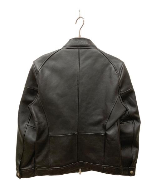 UNION STATION（ユニオンステーション）UNION STATION (ユニオンステーション) ラムレザージャケット ブラック サイズ:Lの古着・服飾アイテム