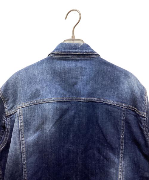 DSQUARED2（ディースクエアード）DSQUARED2 (ディースクエアード) レイヤード デニム ジャケット インディゴ サイズ:50の古着・服飾アイテム
