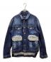 DSQUARED2（ディースクエアード）の古着「レイヤード デニム ジャケット」｜インディゴ
