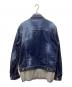 DSQUARED2 (ディースクエアード) レイヤード デニム ジャケット インディゴ サイズ:50：16000円