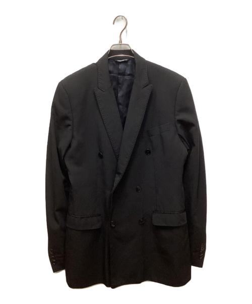 DOLCE & GABBANA（ドルチェ＆ガッバーナ）DOLCE & GABBANA (ドルチェ＆ガッバーナ) ダブルテーラードジャケット ブラック サイズ:表記無しの古着・服飾アイテム