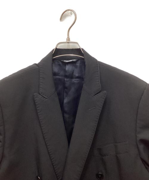 DOLCE & GABBANA（ドルチェ＆ガッバーナ）DOLCE & GABBANA (ドルチェ＆ガッバーナ) ダブルテーラードジャケット ブラック サイズ:表記無しの古着・服飾アイテム