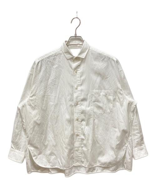 ticca（ティッカ）ticca (ティッカ) スクエアビッグシャツ ホワイト サイズ:FREEの古着・服飾アイテム