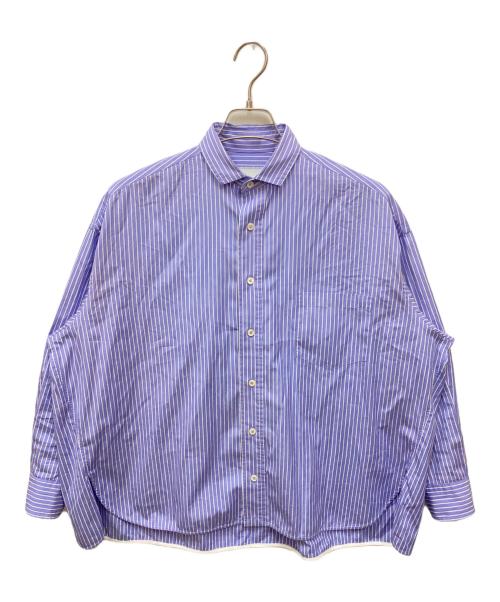 ticca（ティッカ）TICCA (ティッカ) スクエアビッグシャツ ブルー サイズ:FREEの古着・服飾アイテム