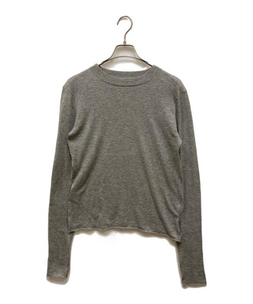 THE SHINZONE（ザ シンゾーン）THE SHINZONE (ザ シンゾーン) COTTON CASHMERE SHEER KNIT グレーの古着・服飾アイテム