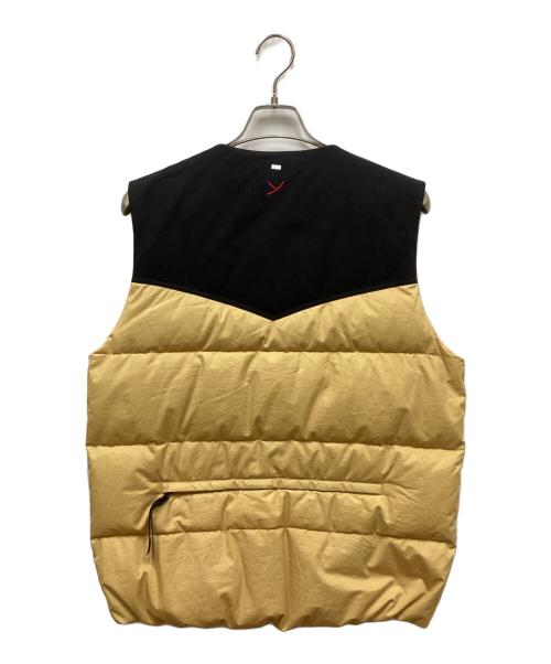 Yeti（イエティ）Yeti (イエティ) ダウンベスト イエロー サイズ:Lの古着・服飾アイテム