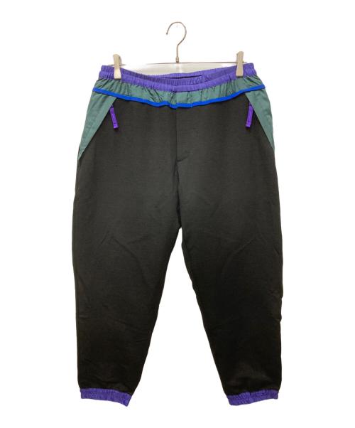 kolor/BEACON（カラービーコン）kolor/BEACON (カラービーコン) 異素材切替イージーパンツ ブラック サイズ:2の古着・服飾アイテム