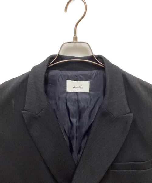 soerte（ソエルテ）soerte (ソエルテ) ダブルジャケット グレー サイズ:Lの古着・服飾アイテム