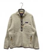 Patagoniaパタゴニア）の古着「Retro Pile Fleece Marsupial Pullover」｜アイボリー