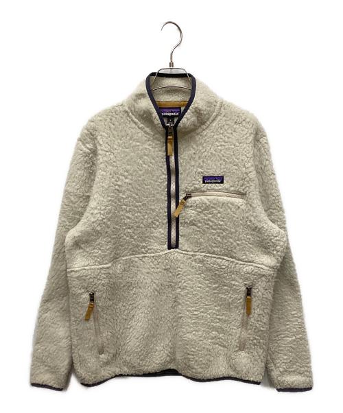 Patagonia（パタゴニア）Patagonia (パタゴニア) Retro Pile Fleece Marsupial Pullover アイボリー サイズ:Lの古着・服飾アイテム