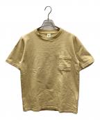 JACKMANジャックマン）の古着「Dotsume Pocket T-Shirt」｜イエロー