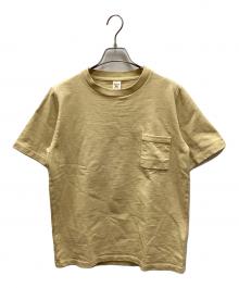 JACKMAN（ジャックマン）の古着「Dotsume Pocket T-Shirt」｜イエロー