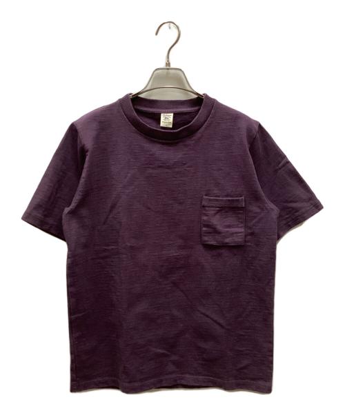 JACKMAN（ジャックマン）jackman (ジャックマン) Dotsume Pocket T-Shirt パープル サイズ:Sの古着・服飾アイテム