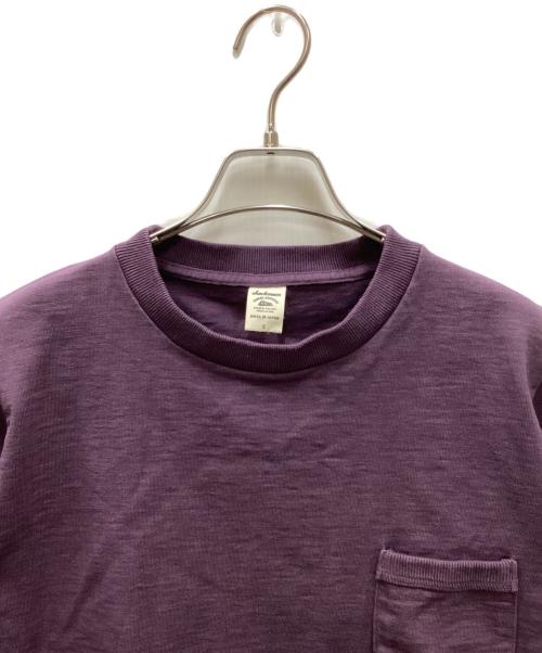 JACKMAN（ジャックマン）jackman (ジャックマン) Dotsume Pocket T-Shirt パープル サイズ:Sの古着・服飾アイテム