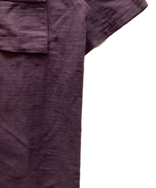 JACKMAN（ジャックマン）jackman (ジャックマン) Dotsume Pocket T-Shirt パープル サイズ:Sの古着・服飾アイテム