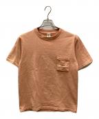 JACKMANジャックマン）の古着「Dotsume Pocket T-Shirt」｜オレンジ