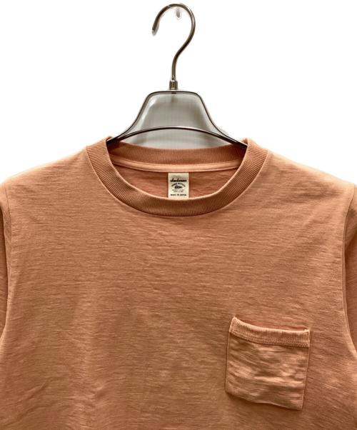 JACKMAN（ジャックマン）JACKMAN (ジャックマン) Dotsume Pocket T-Shirt オレンジ サイズ:Sの古着・服飾アイテム