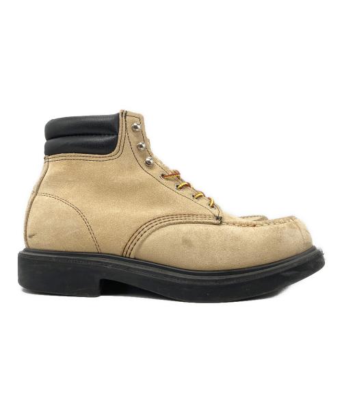 RED WING（レッドウィング）RED WING (レッドウィング) スーパーソールモックトゥワークブーツ ベージュ サイズ:26.5cmの古着・服飾アイテム