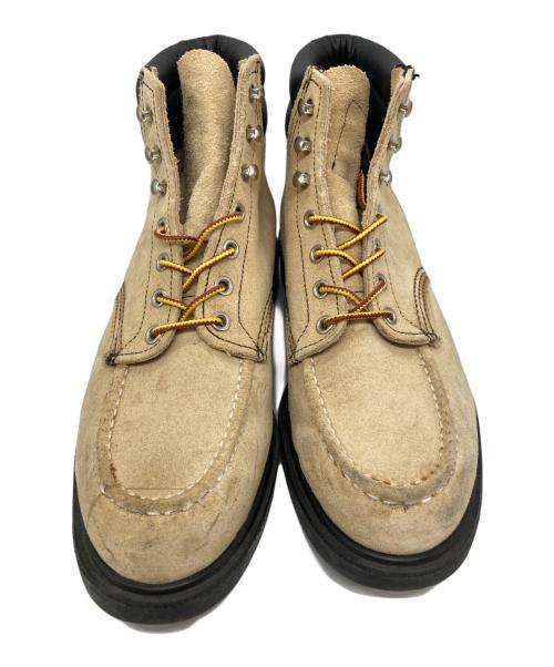 RED WING（レッドウィング）RED WING (レッドウィング) スーパーソールモックトゥワークブーツ ベージュ サイズ:26.5cmの古着・服飾アイテム