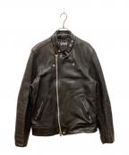 Schott×FREAK'S STOREショット×フリークスストア）の古着「ダブルライダースジャケット」｜ブラック