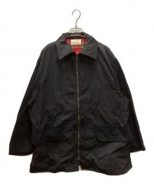 BEAMS BOY（ビームスボーイ）の古着「ハンティング ディテールビッグコート」｜ブラック