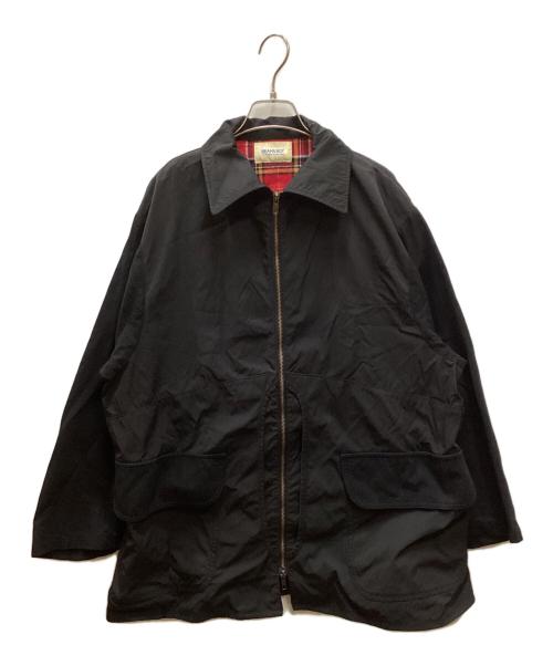 BEAMS BOY（ビームスボーイ）BEAMS BOY (ビームスボーイ) ハンティング ディテールビッグコート ブラック サイズ:表記無しの古着・服飾アイテム