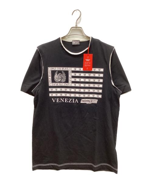 DIESEL（ディーゼル）DIESEL (ディーゼル) T-ROLLAND Tシャツ ブラック サイズ:L 未使用品の古着・服飾アイテム