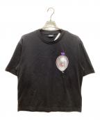 DIESELディーゼル）の古着「ピアスマスクプリントTシャツ」｜ブラック