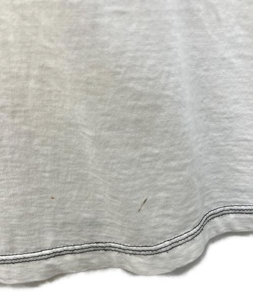 DIESEL（ディーゼル）DIESEL (ディーゼル) T-ROLLAND/インサイドアウト×カットオフデザインTシャツ ホワイト サイズ:3XLの古着・服飾アイテム