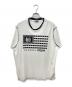 DIESEL（ディーゼル）の古着「T-ROLLAND/インサイドアウト×カットオフデザインTシャツ」｜ホワイト