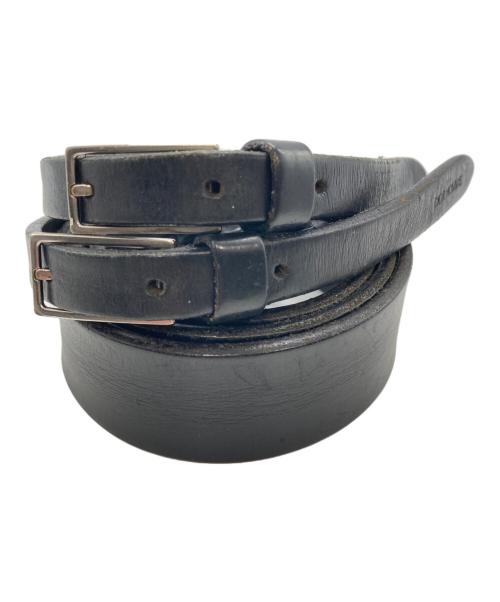 DIOR HOMME（ディオール オム）Dior Homme (ディオール オム) 2連レザーベルト ブラック サイズ:95の古着・服飾アイテム